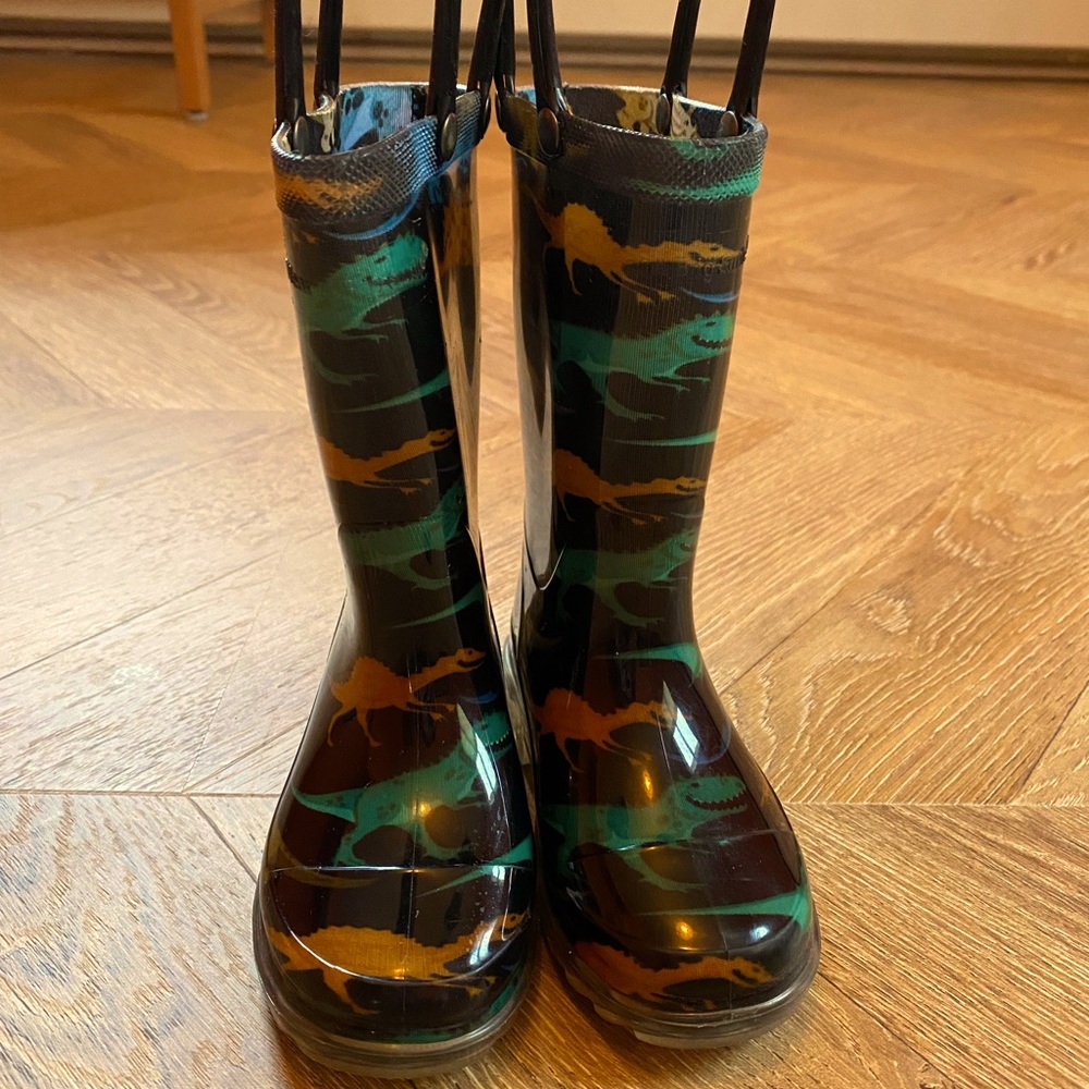 Dino Rain Boots